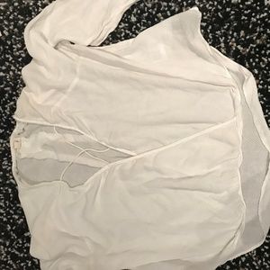 silence + noise large white top